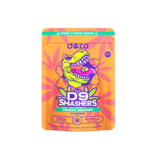 Dozo D9 Smashers Gummies | 10000mg - Peach Mango