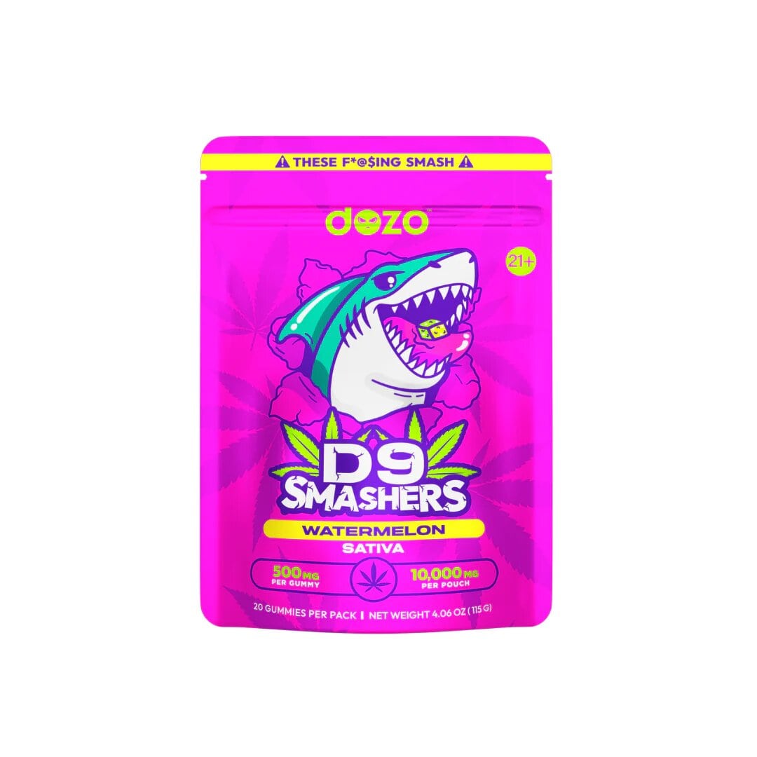 Dozo D9 Smashers Gummies | 10000mg - Watermelon