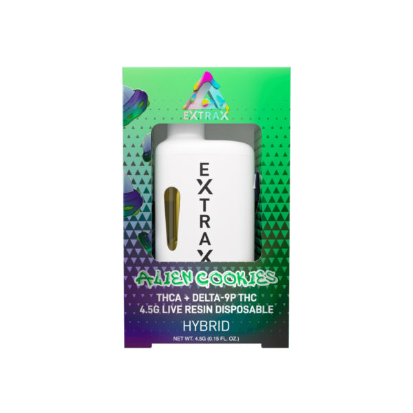 Extrax Adios Blend THC-A Disposable Vape | 4.5g - Alien Cookies