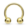 Gold Horseshoe Hoop
