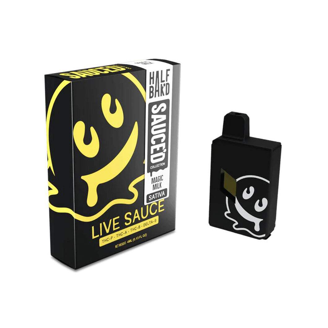 Half Bak'd Sauce'd THC-A Disposable Vape | 4g - Magic Milk