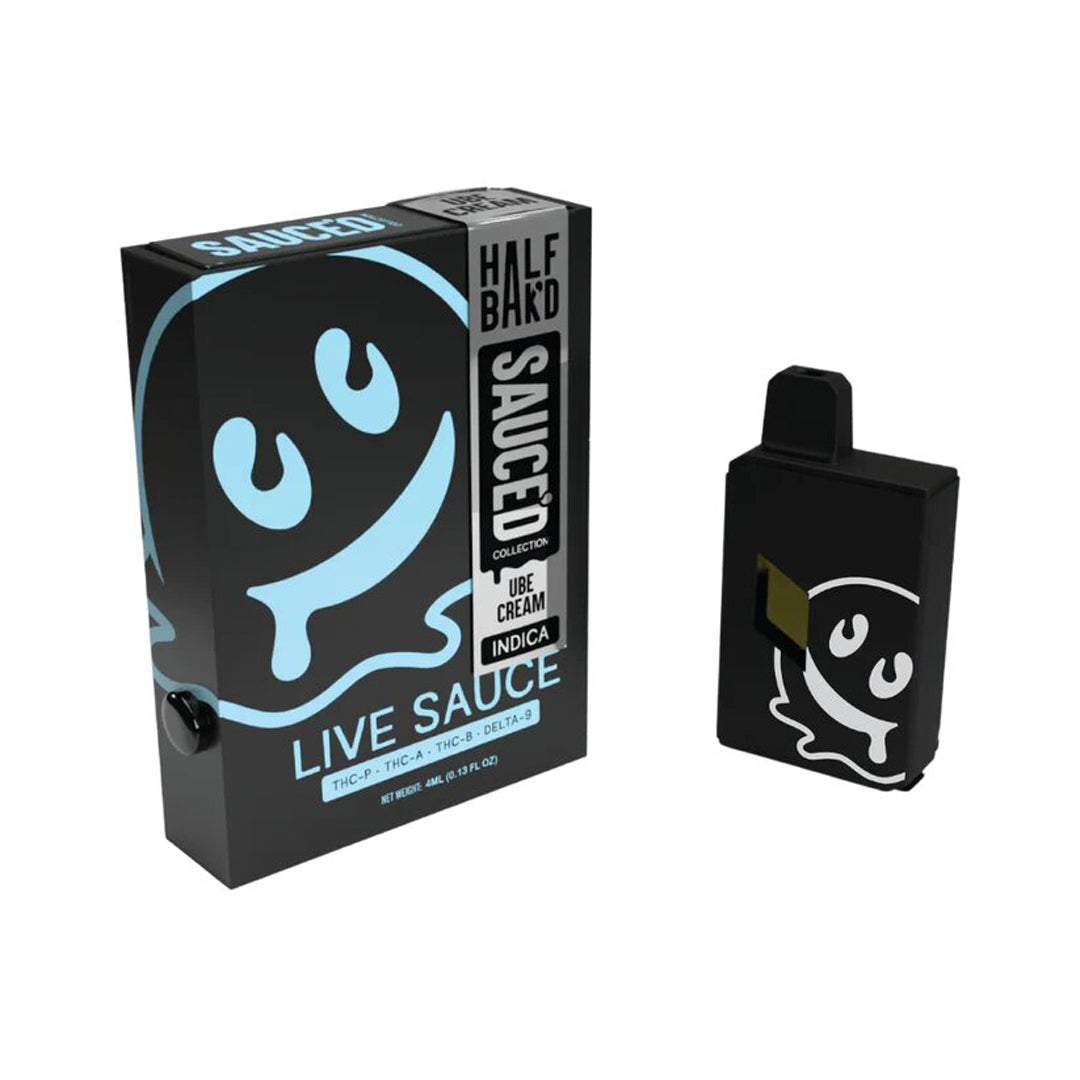 Half Bak'd Sauce'd THC-A Disposable Vape | 4g - Ube Cream