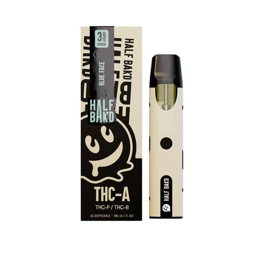 Half Bak'd THC-A Disposable Vape | 3g - Blue Face