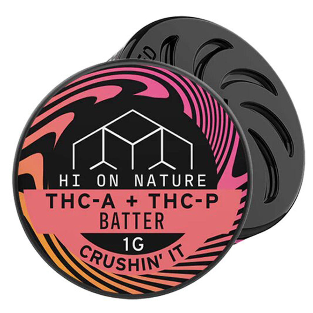 Hi On Nature THC-A + THC-P Dab Batter | 1g - Crushin' It