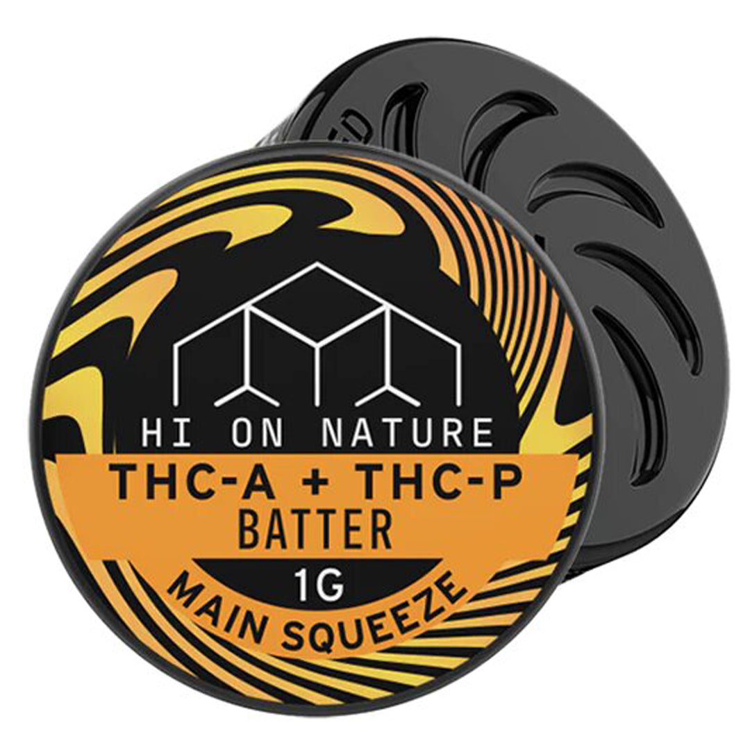 Hi On Nature THC-A + THC-P Dab Batter | 1g - Main Squeeze