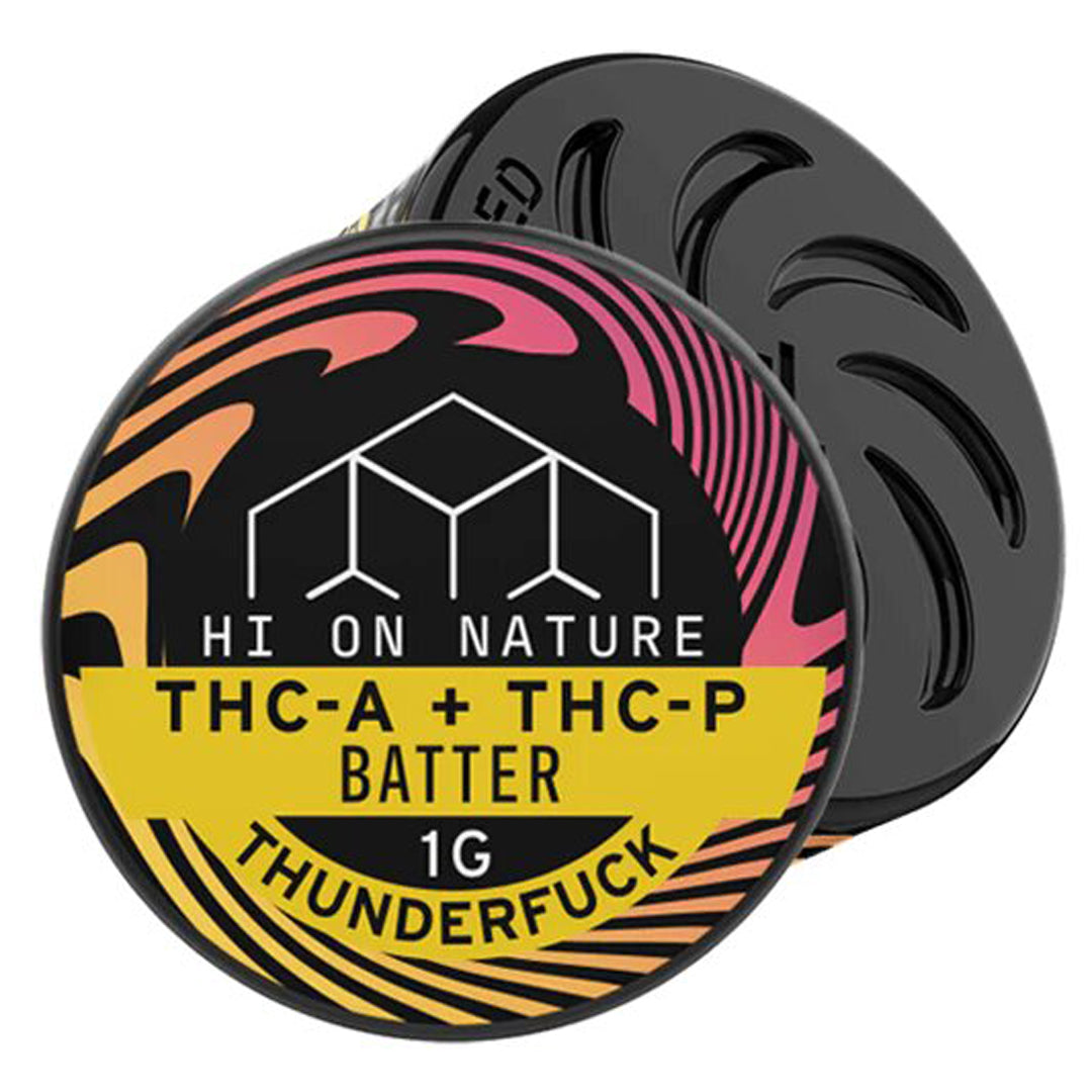 Hi On Nature THC-A + THC-P Dab Batter | 1g - Thunderfuck