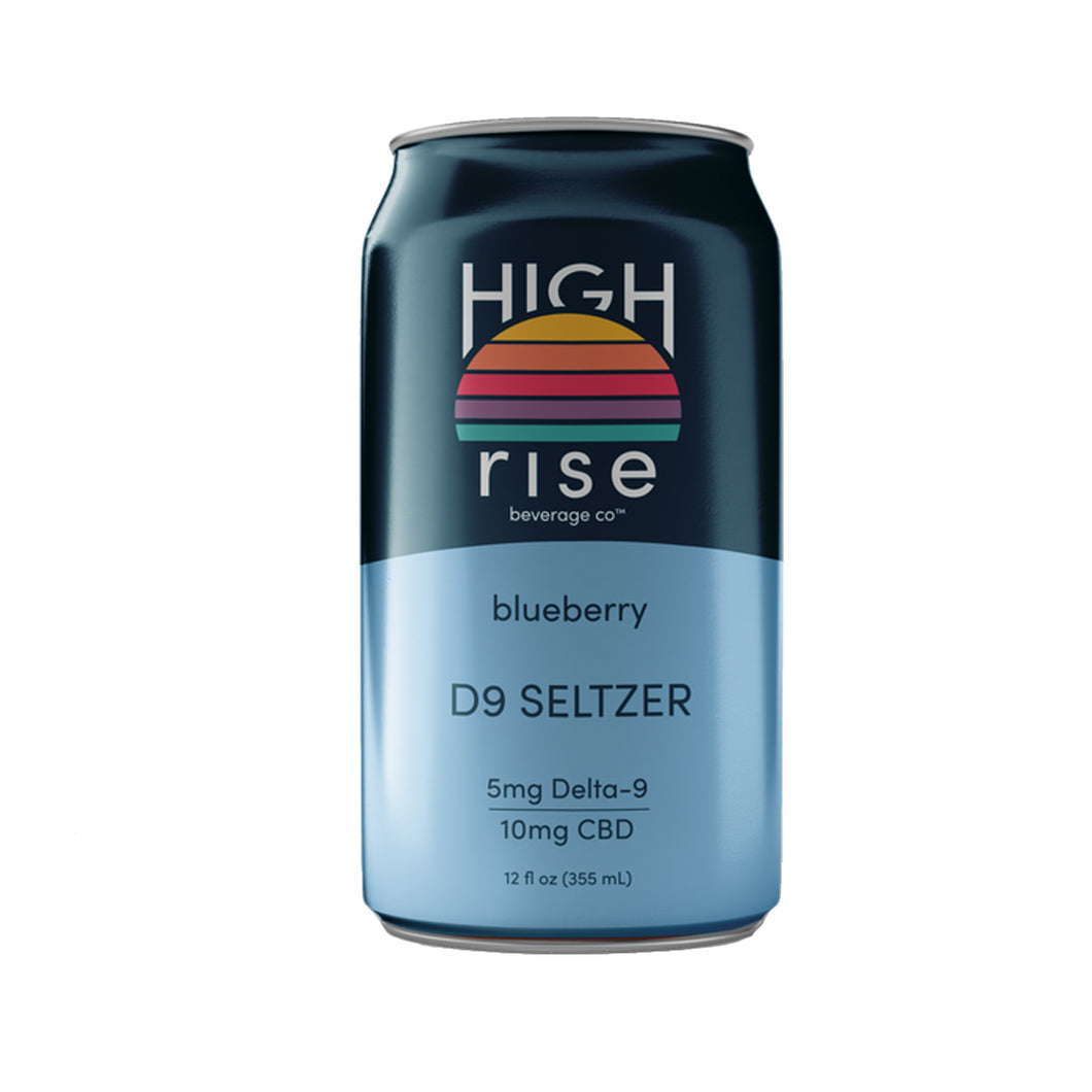 High Rise Delta 9 Seltzer | 5mg - Blueberry