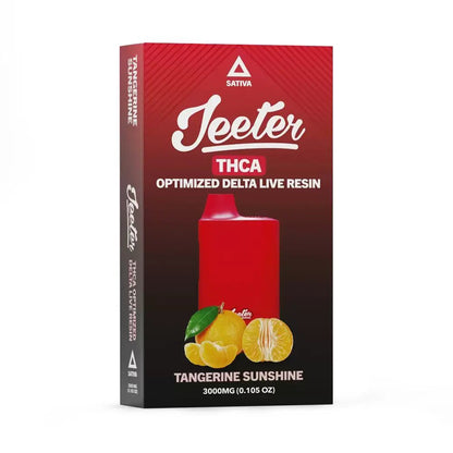 Jeeter THC-A Disposable Vape | 3g - Tangerine Sunshine