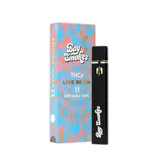 Bay Smokes 1:1 THC-A Live Resin Disposable Vape |  1g