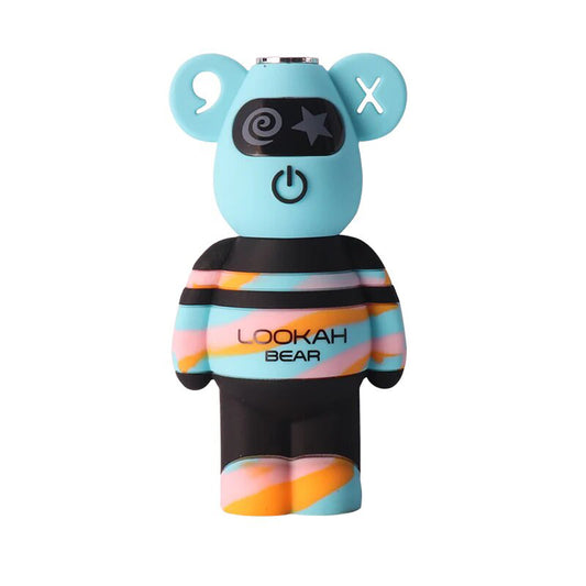 Lookah Bear 510 Vape Battery - Blue Tie-Dye