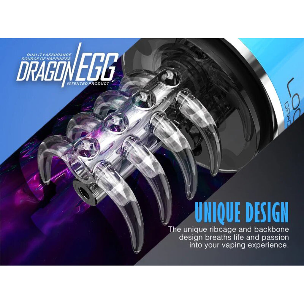 Lookah Dragon Egg Portable E-Rig Vaporizer Kit - Black