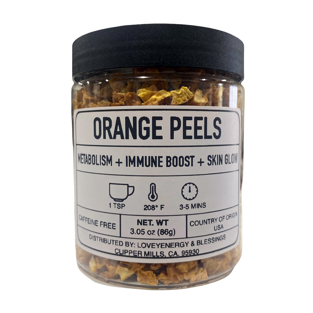 Loveyenergy Orange Peels Tea Jar