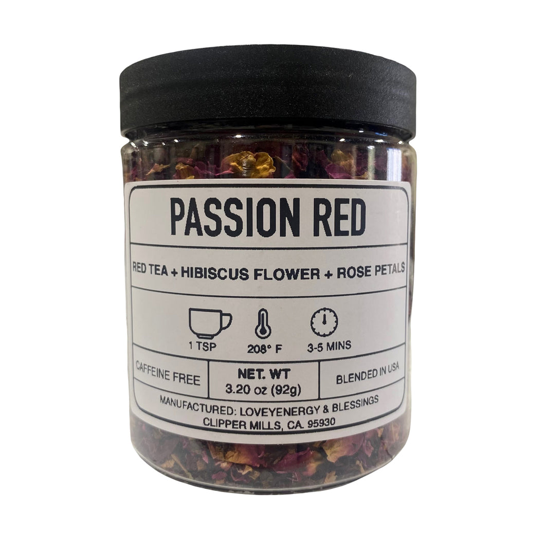 Loveyenergy Passion Red Tea Jar