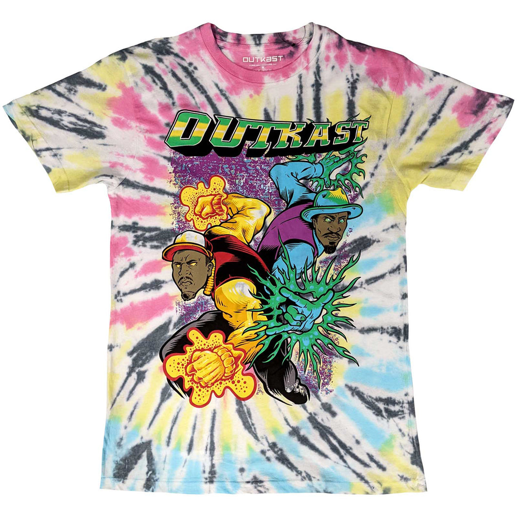 Outkast - Superheroes Wash Collection T-Shirt