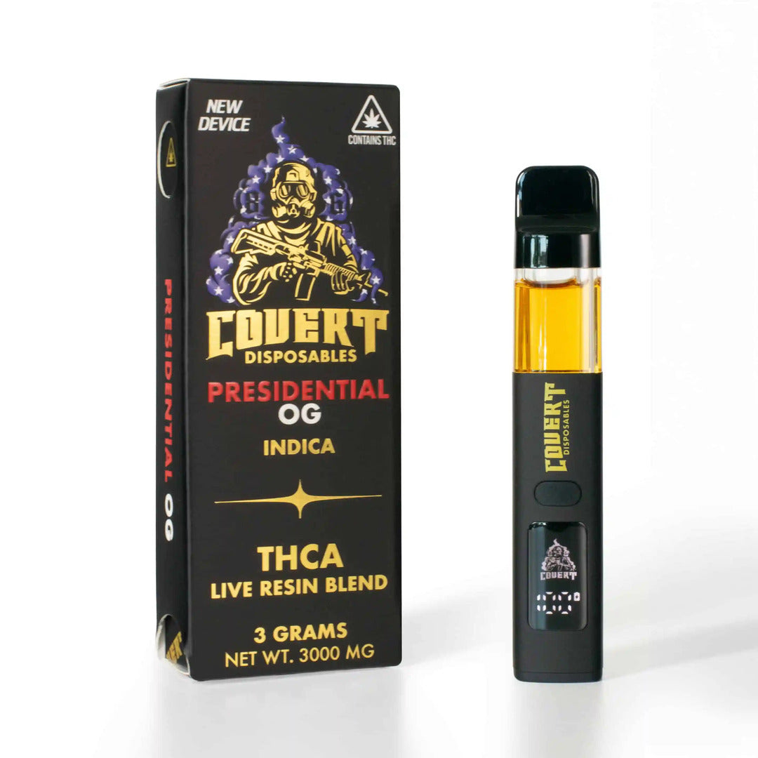 Covert THC-A Live Resin Disposable Vape | 3g