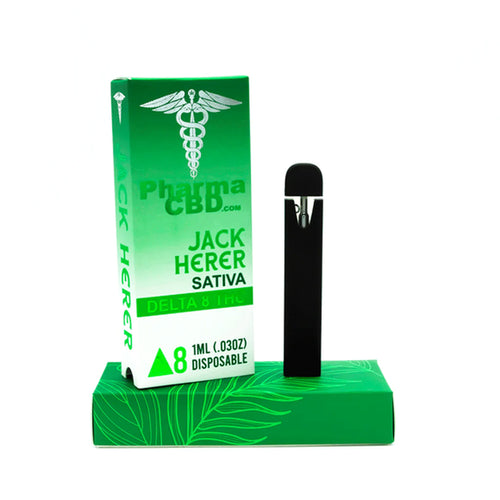 Pharma Delta 8 Disposable Vape | 1ml - Jack Herer