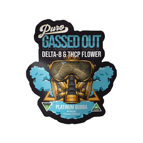 Puro Gassed Out Delta 8 + THCP Flower | 3.5g - Platinum Bubba
