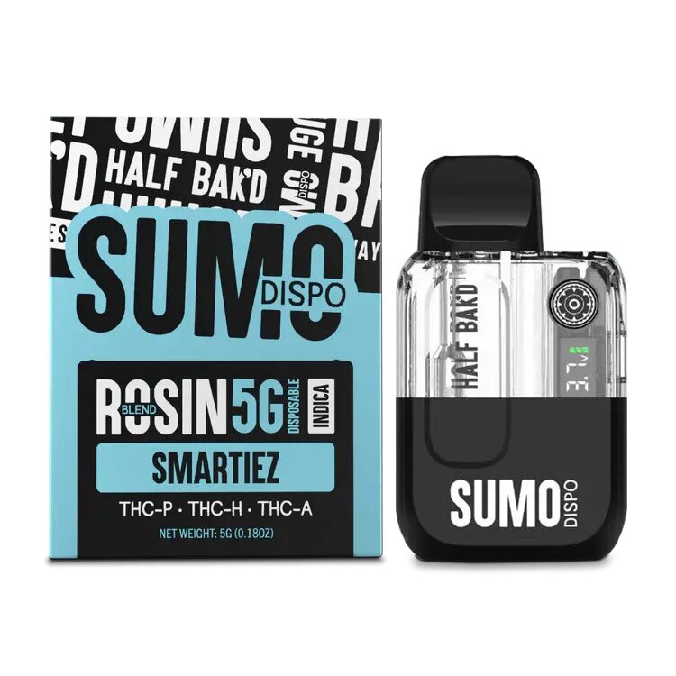 5g disposable vape Half Bak'd Sumo Rosin Blend Raz Vue 50K Disposable raz ltx All The Same Flavor:Mangosteen Ice