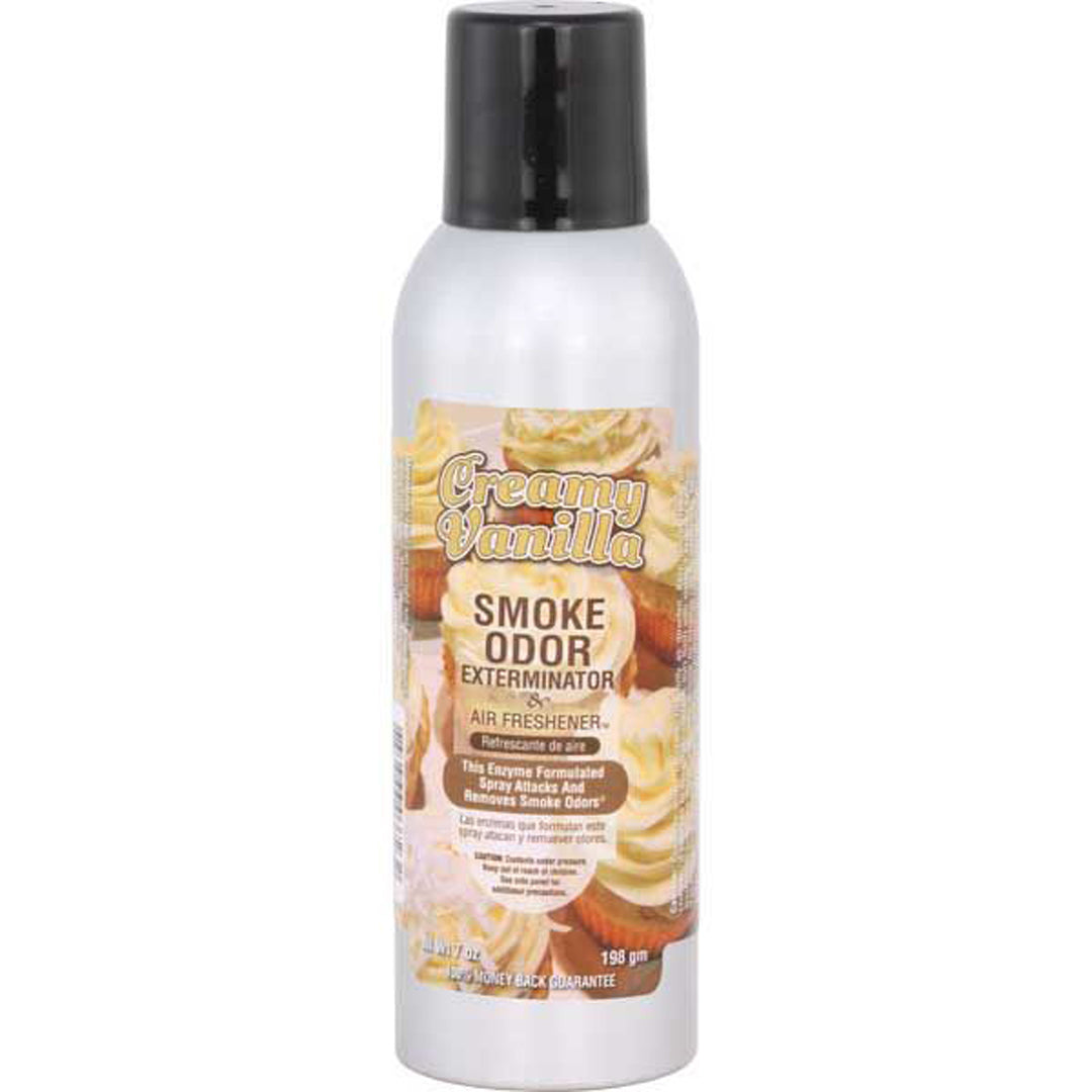 Smoke Odor Creamy Vanilla Spray 7oz IE WHSE