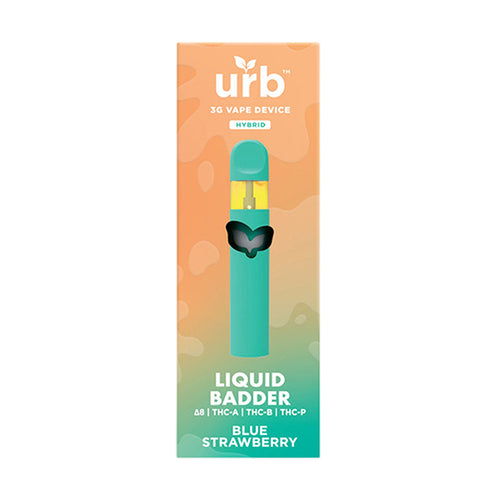 URB THC-A Liquid Badder Disposable Vape | 3g - Blue Strawberry