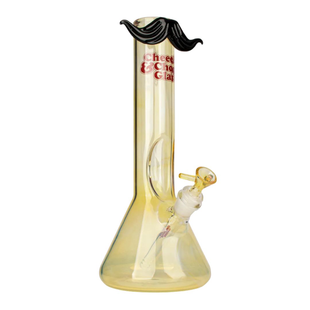 12" Cheech & Chong Mustache Ride Beaker Water Pipe
