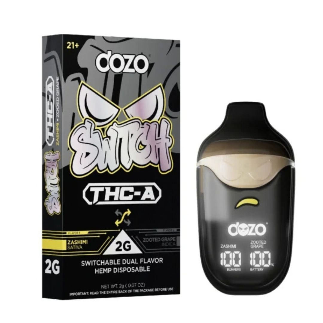 Dozo Switch Dual Flavor THC-A Disposable Vape | 2g