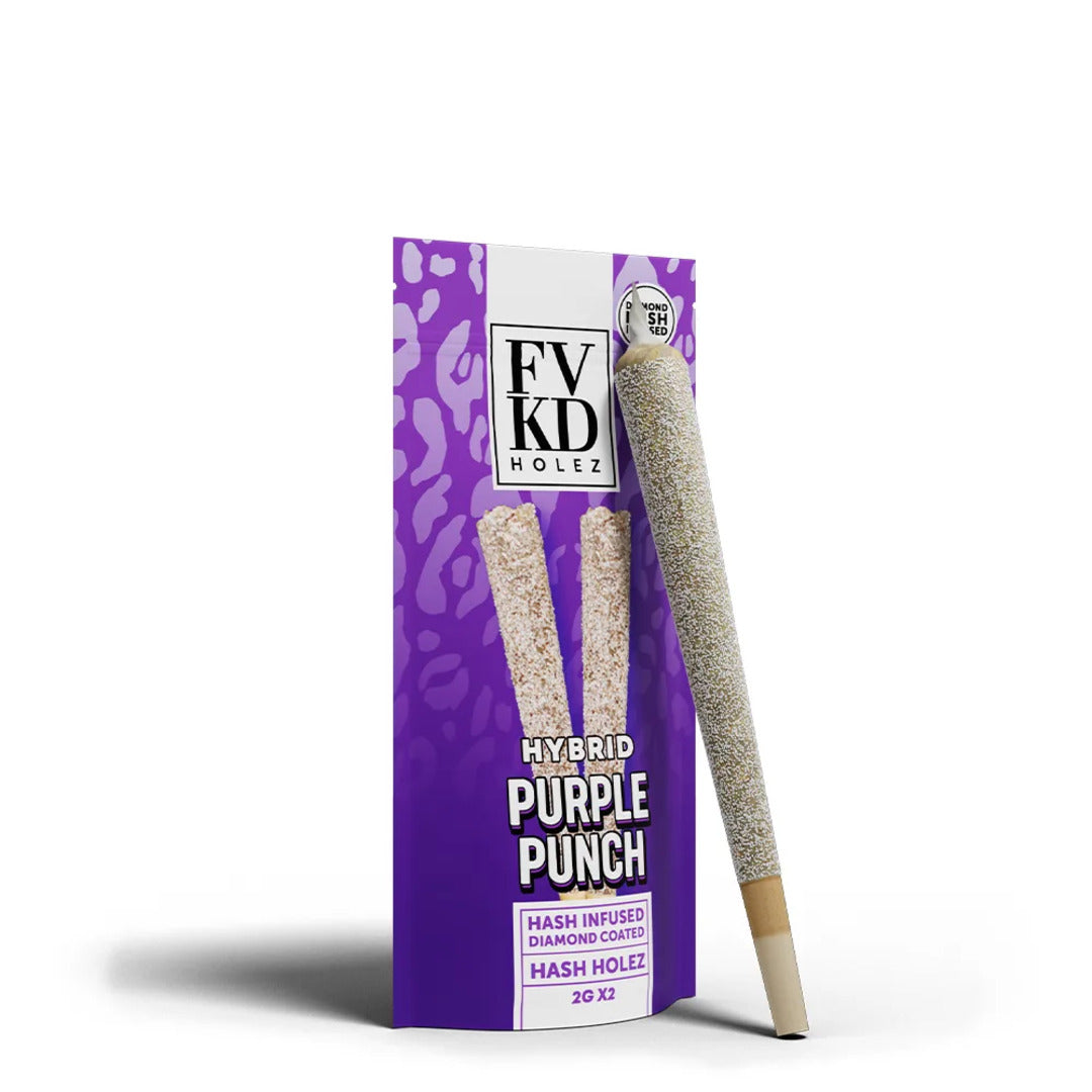 FVKD Diamond Coated THC-A Hash Hole Pre-Rolls | 2ct