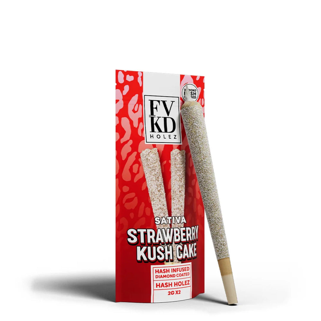 FVKD Diamond Coated THC-A Hash Hole Pre-Rolls | 2ct