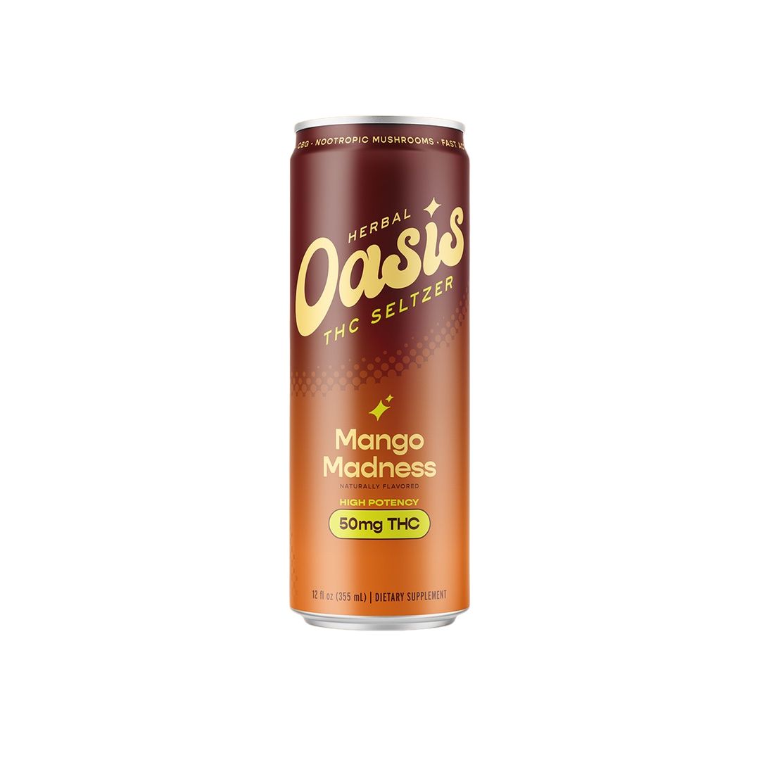Herbal Oasis Delta 9 THC Seltzer | 50mg – Infinity's End