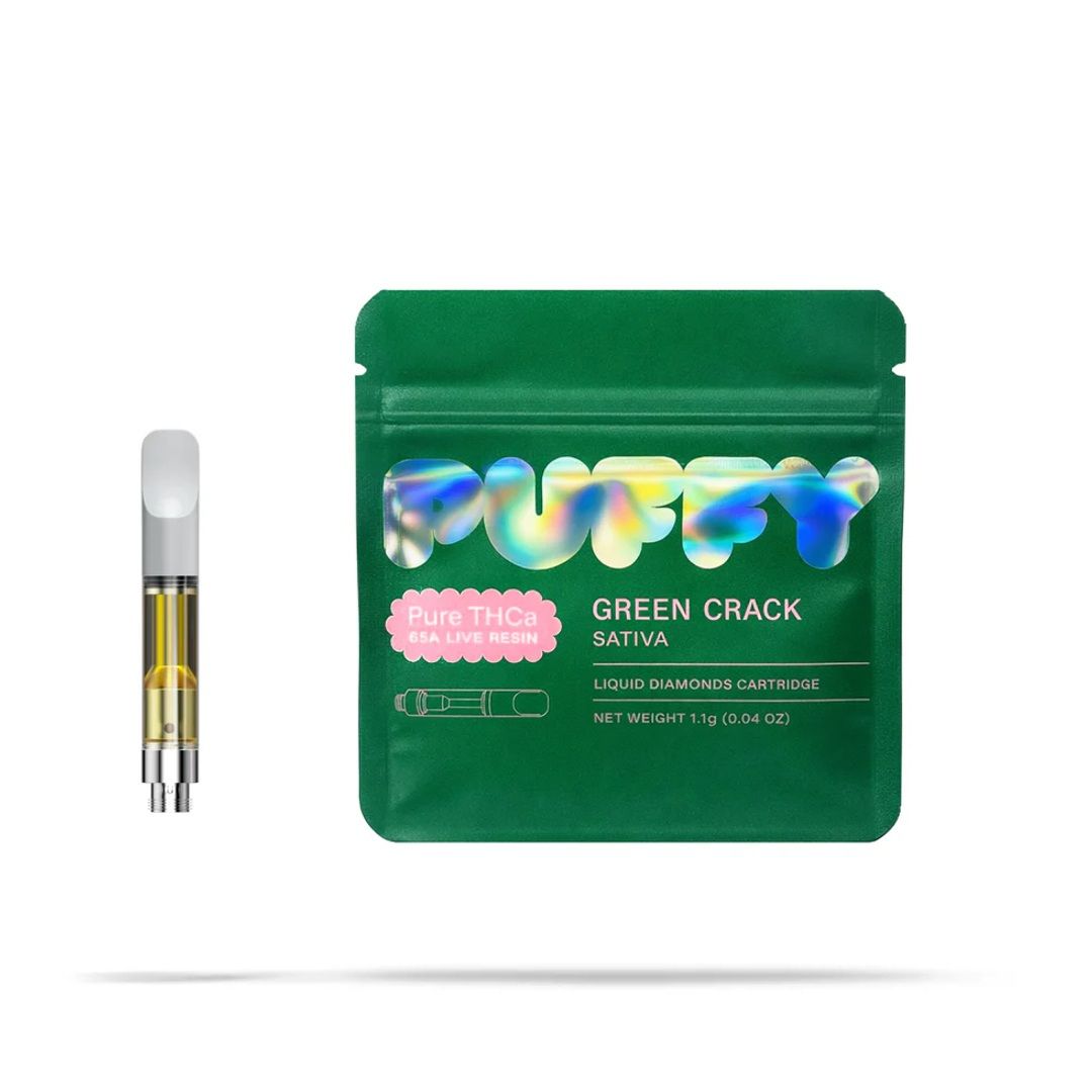 Puffy THC-A 65A Live Resin Cartridge | 1.11g
