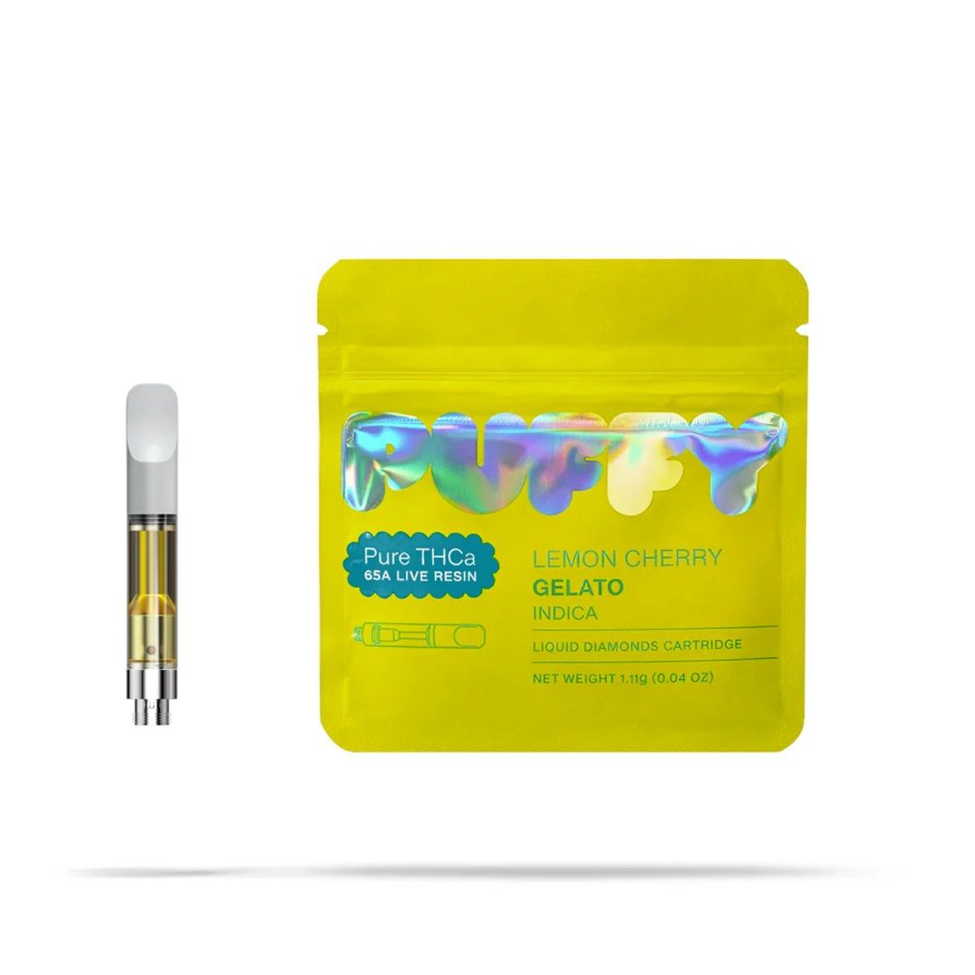 Puffy THC-A 65A Live Resin Cartridge | 1.11g