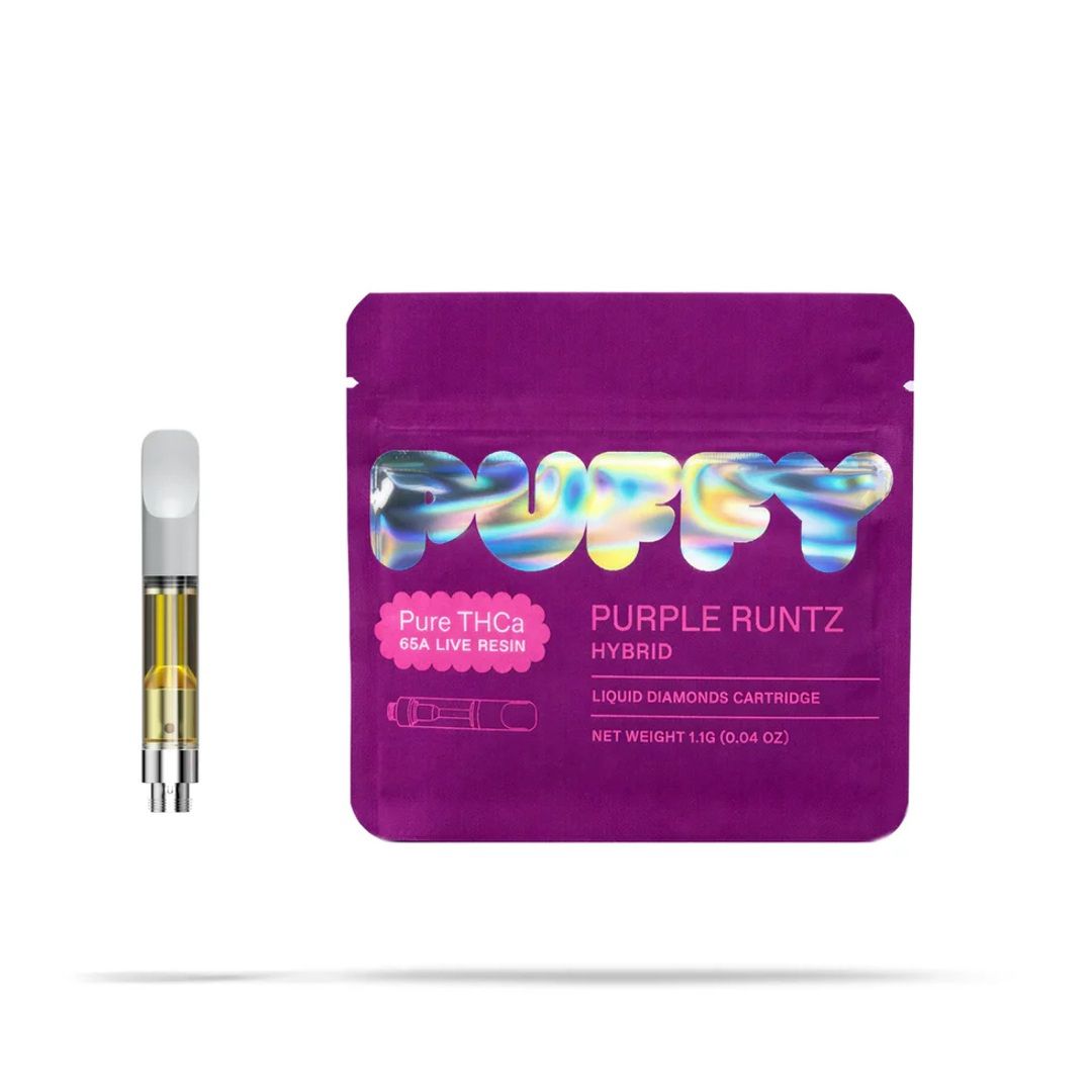 Puffy THC-A 65A Live Resin Cartridge | 1.11g
