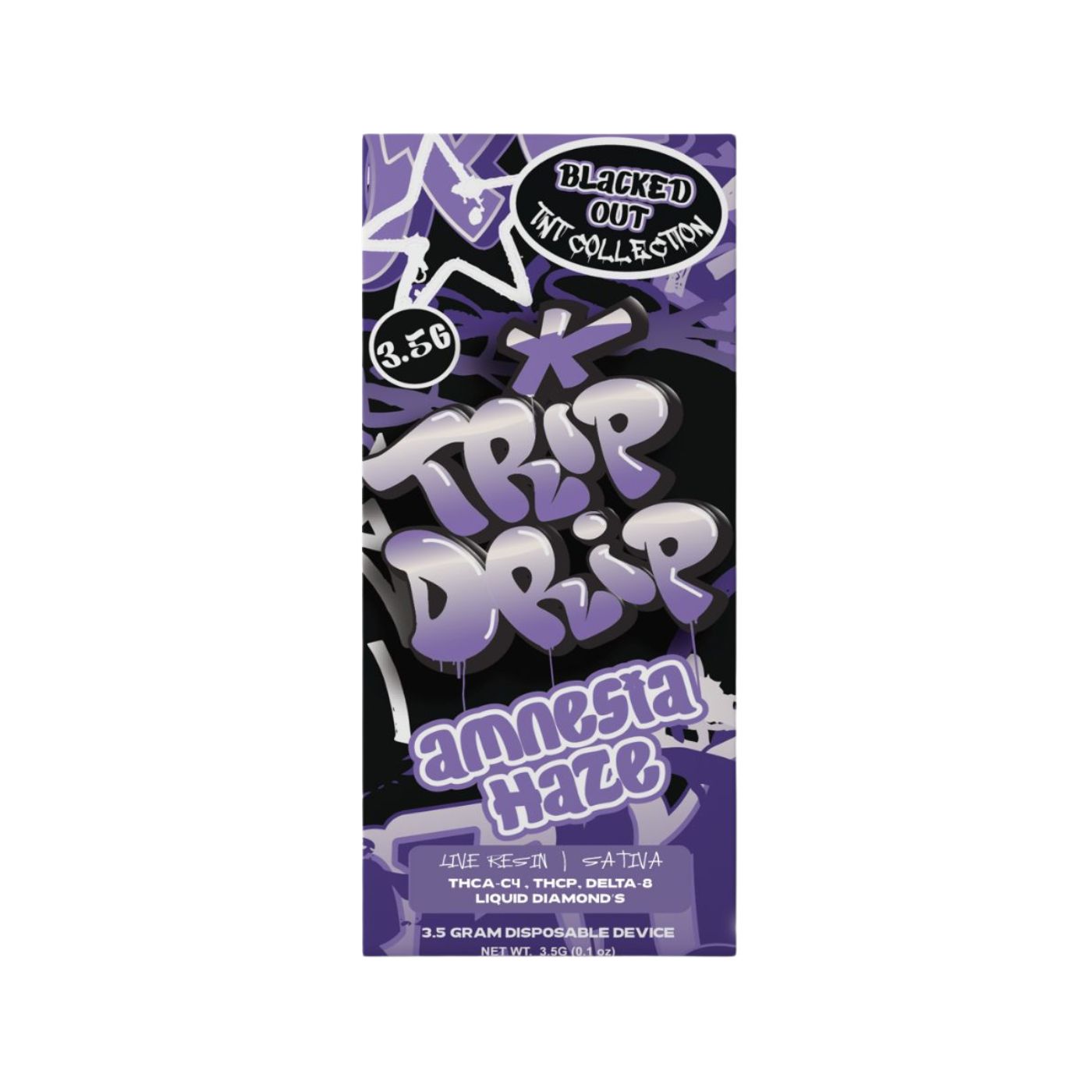 *Trip Drip Blacked Out Disposable Vape | 3.5g