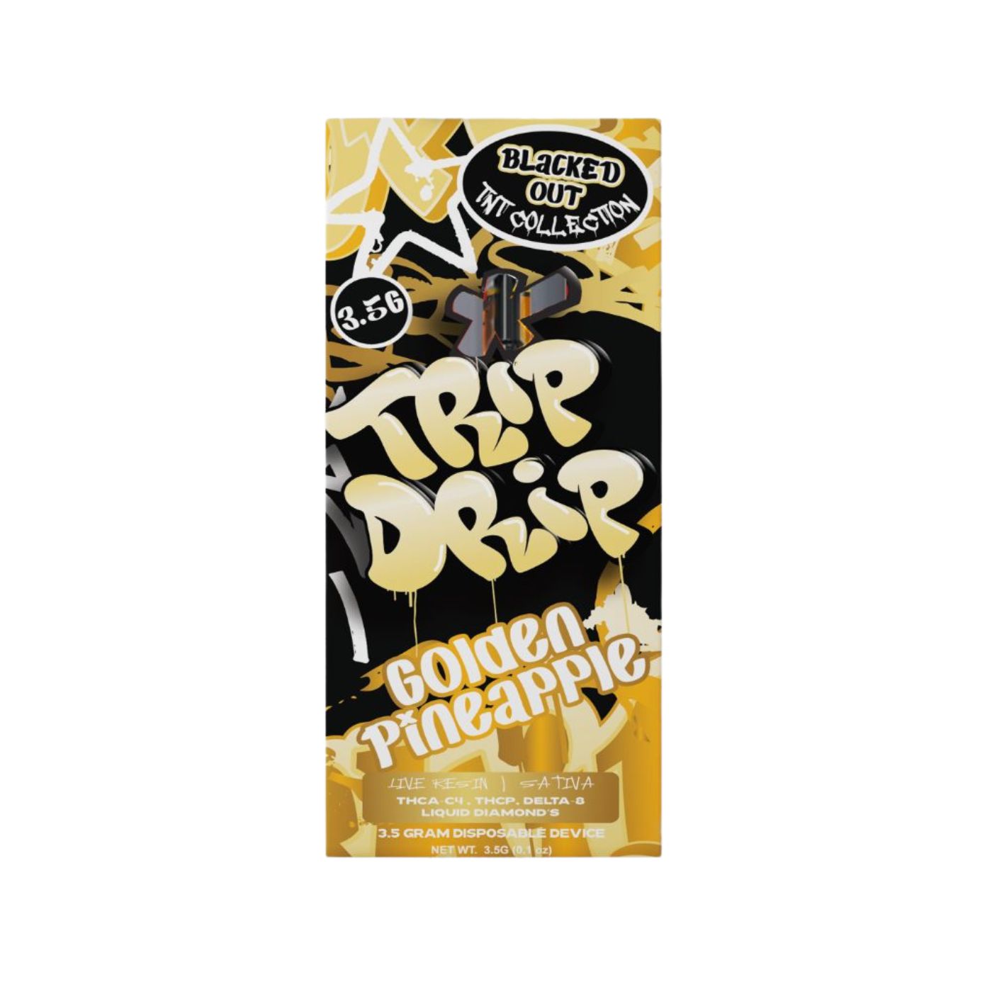 *Trip Drip Blacked Out Disposable Vape | 3.5g