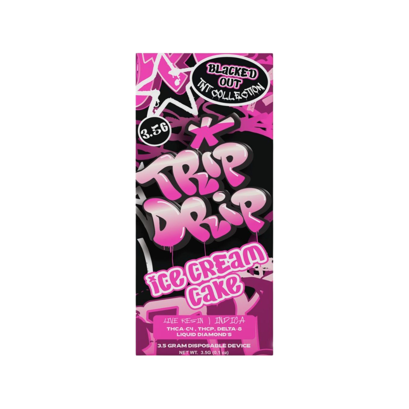 *Trip Drip Blacked Out Disposable Vape | 3.5g
