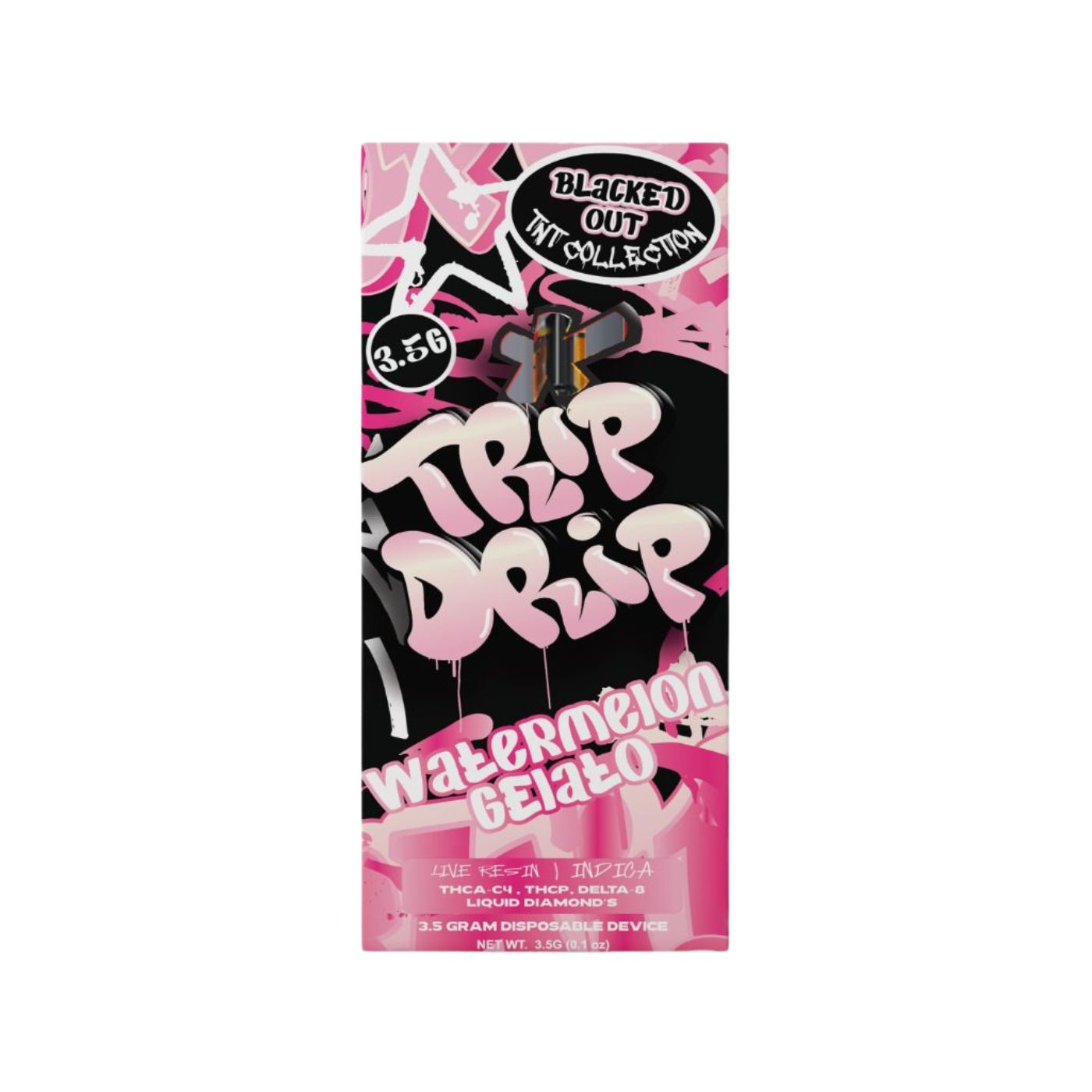 Trip Drip Blacked Out Disposable Vape | 3.5g