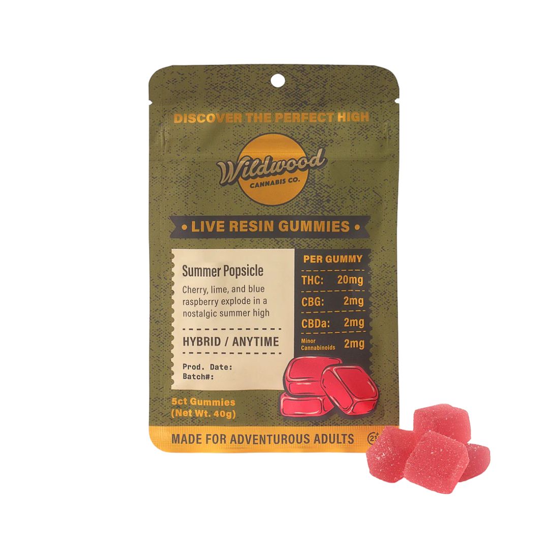 Wildwood THC Live Resin Gummies | 100mg