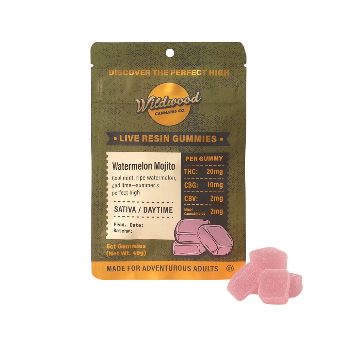 Wildwood THC Live Resin Gummies | 100mg