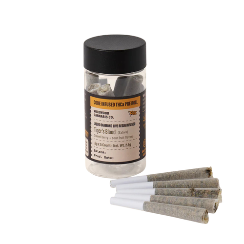 Wildwood Live Resin Core Infused Pre-Rolls | 5ct