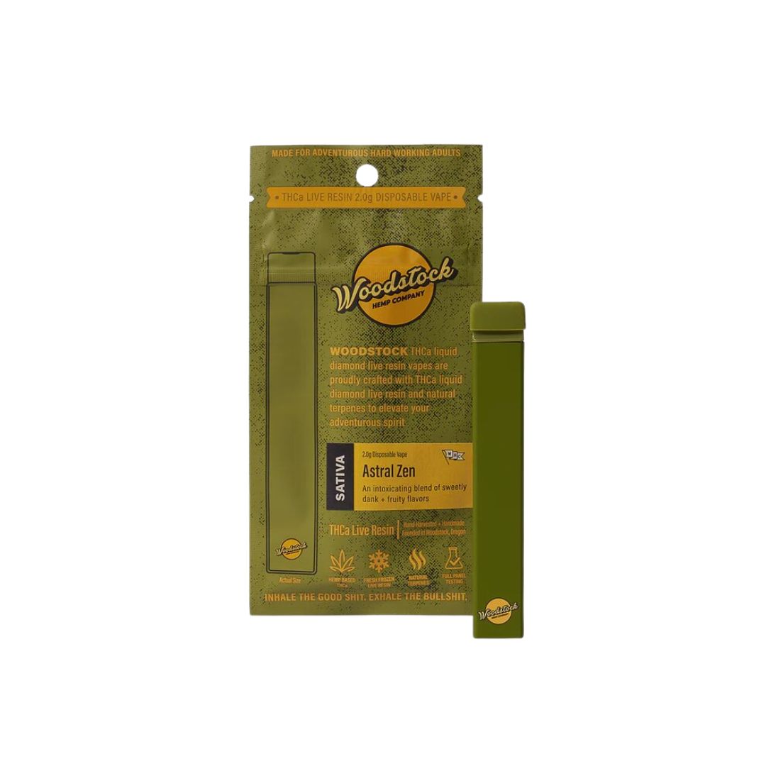Woodstock THC-A Liquid Diamond Disposable Vape | 2g