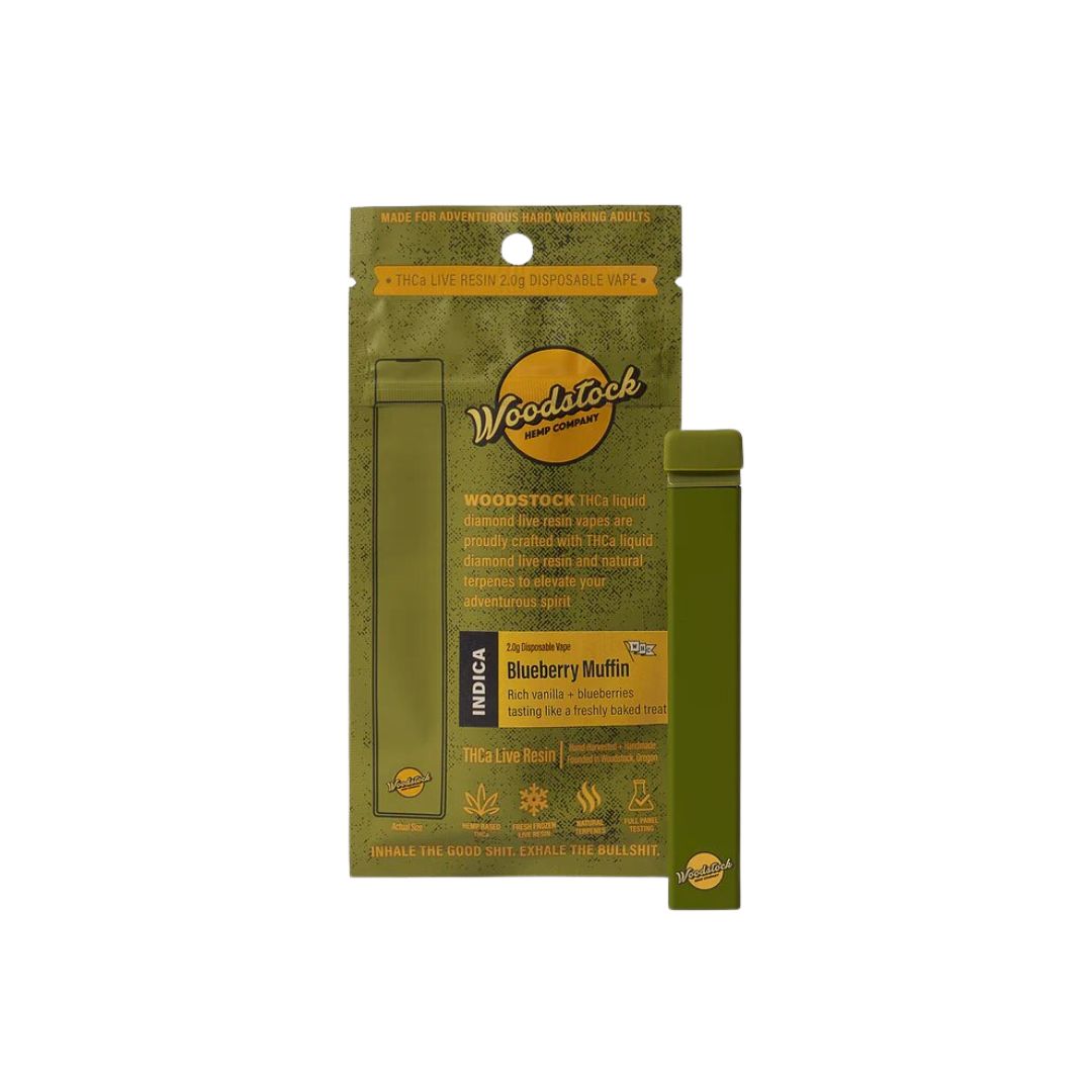 Woodstock THC-A Liquid Diamond Disposable Vape | 2g