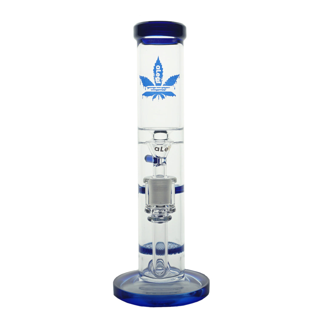 11" Aleaf Honeycomb & Turbine Water Pipe - Blue