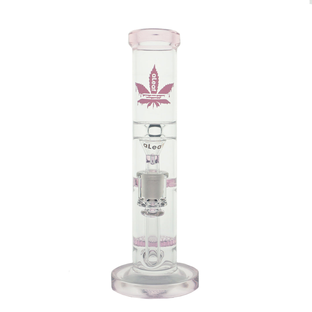 11" Aleaf Honeycomb & Turbine Water Pipe - Pink