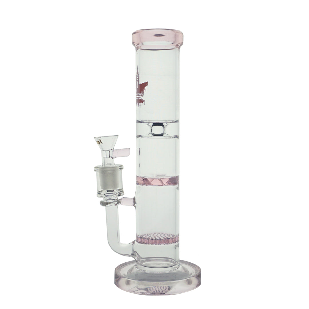 11" Aleaf Honeycomb & Turbine Water Pipe - Pink