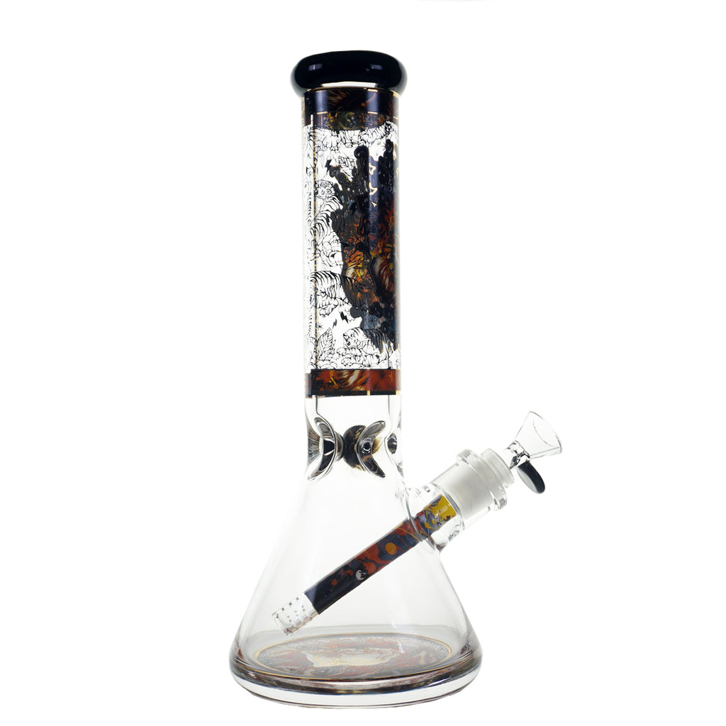 12" Cheech Tiger's Roar Water Pipe