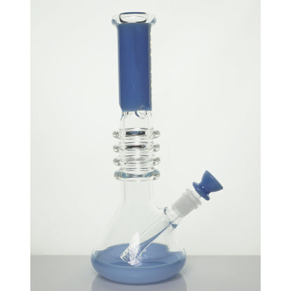 12" Gili Glass Ring Water Pipe - Light Blue