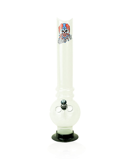 12" Graffix Bubble Skinny Water Pipe