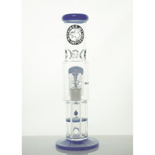 Load image into Gallery viewer, 12&quot; Nothing&#39;s Impossible Honeycomb Tree Water Pipe - Milky Blue

