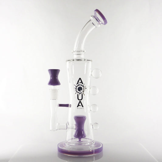 13" Aqua Works Hourglass Water Pipe