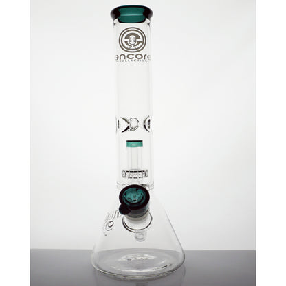 14" Encore Showerhead Water Pipe - Teal